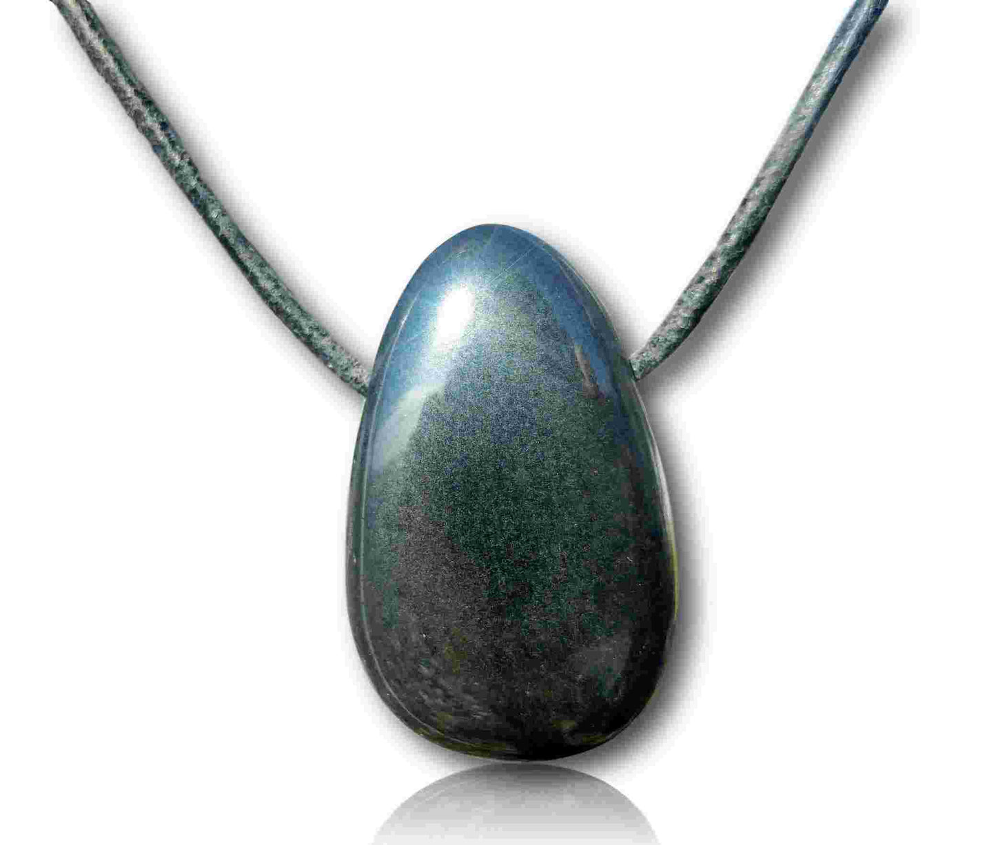 natural hand carved stone drop bead necklace pendant jewlery jewelry gift unisex hematite