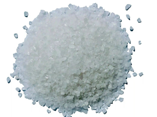 crushed clear quartz crystal sand grain chip craft