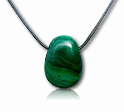 natural hand carved stone drop bead necklace  pendant jewlery jewelry malachite 