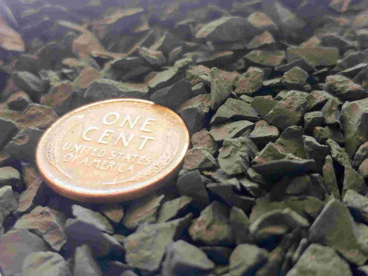 Andy's Black Shungite Chips are 100% Authentic and are mined from Karelin Russia. These rough chips have a consistent size and texture making them perfect for jewelry, arts & crafts, or making powerful orgones.