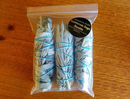 California White Sage Bundles pack of 3 